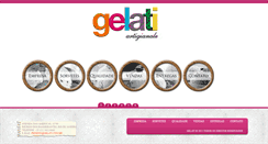 Desktop Screenshot of gelati.com.br