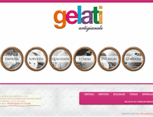 Tablet Screenshot of gelati.com.br